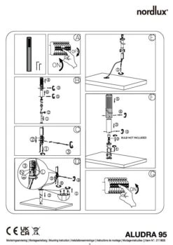 Wegeleuchte Alu Metallisch Braun Nordlux Aludra 95 IP54 E27 -Leuchten Verkauf n2118038010 mon 1 1