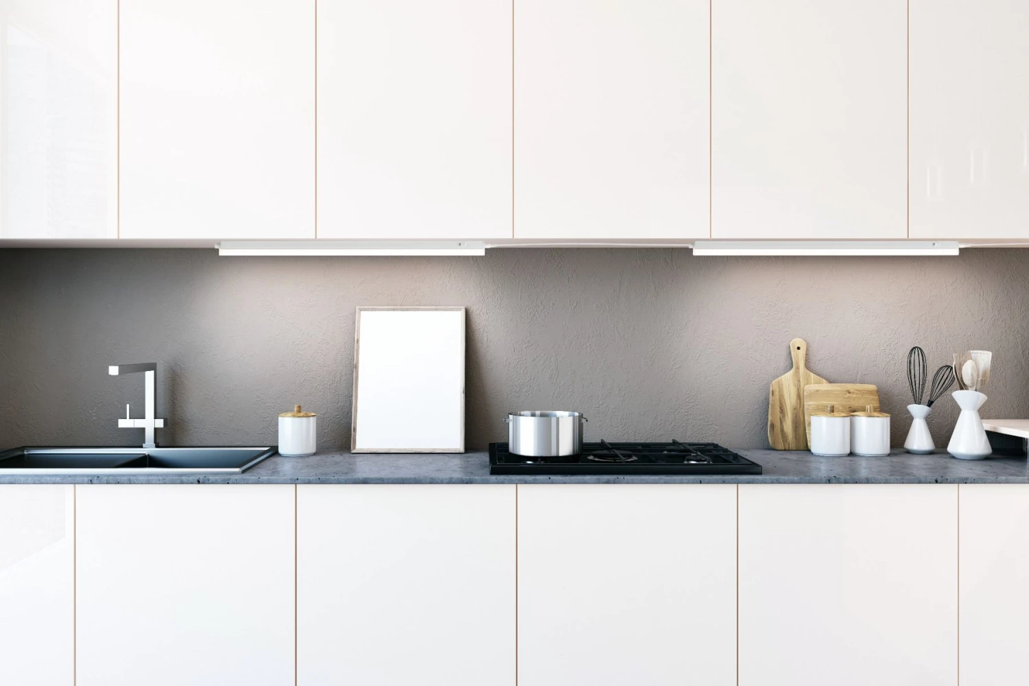 LED Unterbauleuchte Weiß Nordlux Latona 9W 730lm 56,2cm 3000K-4000K 2-Step 5 LED Unterbauleuchte Weiß Nordlux Latona 9W 730lm 56,2cm 3000K-4000K 2-Step – Bild 3