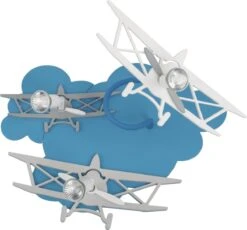 Nowodvorski PLANE III Wand & Deckenleuchte Blau Kinderzimmer