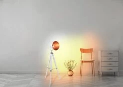 Dreibein Stehleuchte Im Retro Scheinwerfer Look Weiß Näve Christie E27 -Leuchten Verkauf nve2058623 4