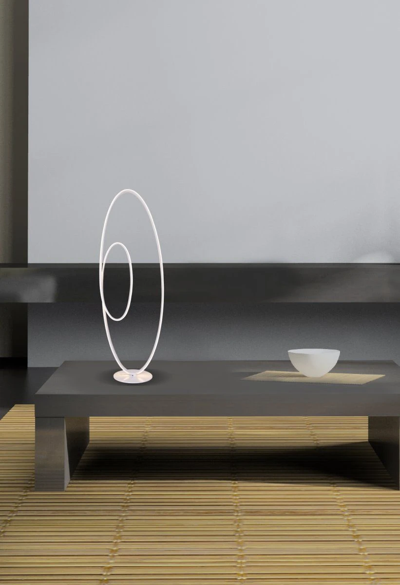 LED Stehleuchte Weiß Näve Odrive 2260lm Mit Drehdimmer 4 LED Stehleuchte Weiß Näve Odrive 2260lm Mit Drehdimmer – Bild 2