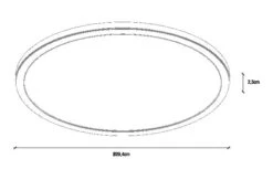LED Deckenlampe Weiß Nordlux Oja 29 IP20 1600lm 2700K Stepdimmer -Leuchten Verkauf oja deckenlampe 294x23mm tz 2