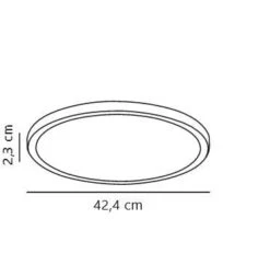 LED Deckenlampe Holzfarben Nordlux Oja 42 IP54 2150lm 2700K Dimmbar -Leuchten Verkauf oja deckenlampe 424x23mm tz 5 1