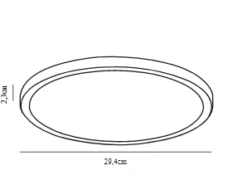 LED Deckenlampe Schwarz Nordlux Oja 29 IP20 1700lm 4000K Stepdimmer 11 LED Deckenlampe Schwarz Nordlux Oja 29 IP20 1700lm 4000K Stepdimmer -Leuchten Verkauf oja29 tz 1 1