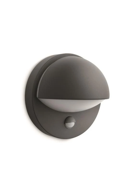 Philips IR Wandaußenlampe Anthrazit June 1-flg. E27 Mit Bewegungsmelder 3 Philips IR Wandaußenlampe Anthrazit June 1-flg. E27 Mit Bewegungsmelder