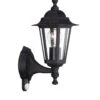 Philips IR Wandaußenleuchte Peking E27 Schwarz Mit Bewegungsmelder