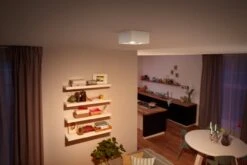 Philips Box Moderne LED Deckenleuchte Weiß 4-flg. 2000lm Viererspot 20,2x20,2x10cm -Leuchten Verkauf philips box decken aufbauleuchte 5049431p0 2