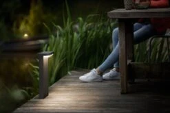 Philips MyGarden Bustan LED Außen Sockelleuchte Anthrazit 1000lm IP44 40x22x9cm -Leuchten Verkauf philips bustan aussenlampe 1648593p0 3
