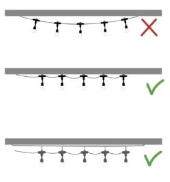 PR Home Flex Out Sarah Outdoor Sommer Lichterkette Rattan Beige Natur IP44 5x E27 6,5m -Leuchten Verkauf pr home lichterkette 1216503 1216510 1