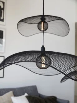 PR Home Vivi Moderne Drahtgeflecht Pendelleuchte Schwarz 61cm E27 -Leuchten Verkauf pr home 2606103 bt02 8