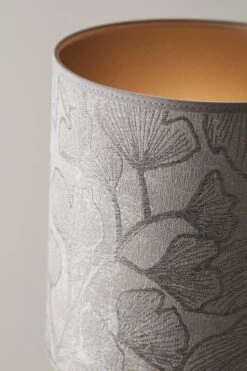 PR Home Celyn Ziba Luxuriöser Lampenschirm Shadow Silber Mit Blättern E27 20x21,5cm -Leuchten Verkauf pr home lampenschirm pr920 5034 8