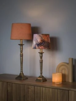 PR Home Salong Tischlampe Antik Messing E27 53x10x10cm -Leuchten Verkauf pr home salong base pr16684 8