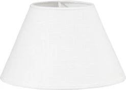 PR Home Empire Franza Lampenschirm Weiß 42x23cm Für E27 Fassung Einer Stehlampe