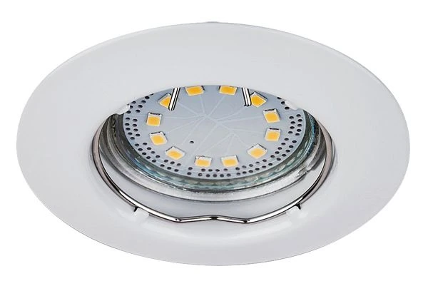 Rabalux Lite Einbauspot 3er Set GU10 Weiß Starr Rund 3 Rabalux Lite Einbauspot 3er Set GU10 Weiß Starr Rund