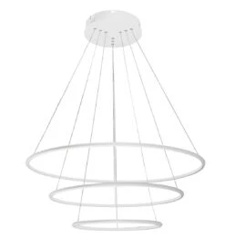 Rabalux Donatella LED Hängeleuchte Weiß, Chrom 3-flg. 5774lm 4000K