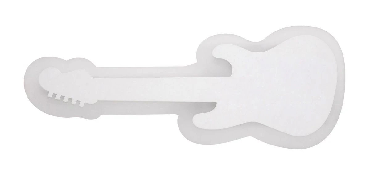 Rabalux Babette LED Kinderzimmer Wandleuchte Gitarre Weiß 840lm 4000K 3 Rabalux Babette LED Kinderzimmer Wandleuchte Gitarre Weiß 840lm 4000K