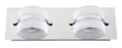 Rabalux Tony LED Spiegelleuchte Chrom, Satiniert 2-flg. 730lm 4000K IP44 -Leuchten Verkauf rl5490 5