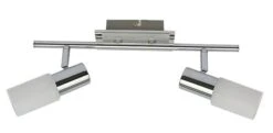 Rabalux Logan Wand & Deckenspot 2x E14 Chrom, Matt Chrom