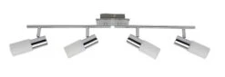 Rabalux Logan Deckenspot 4x E14 Chrom, Matt Chrom