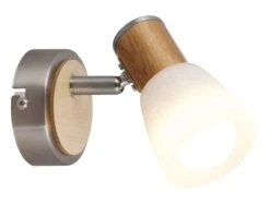 Rabalux Gavin Wandspot 1x E14 Satin Chrom, Buche 5 Rabalux Gavin Wandspot 1x E14 Satin Chrom, Buche -Leuchten Verkauf rl6486 1