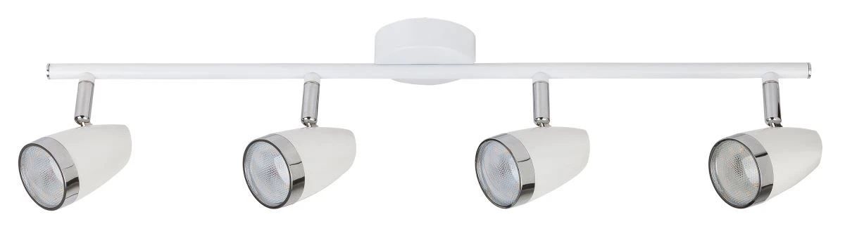 Rabalux Karen LED Deckenspot 4-flg. Weiß, Chrom 4 Rabalux Karen LED Deckenspot 4-flg. Weiß, Chrom – Bild 2