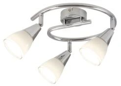 Rabalux Nicolette Deckenspot 3x E14 Chrom, Weiß 7 Rabalux Nicolette Deckenspot 3x E14 Chrom, Weiß -Leuchten Verkauf rl6769 2