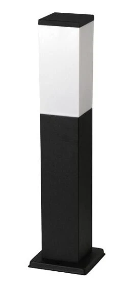 Rabalux Bonn Außen Sockelleuchte E27 Matt Schwarz