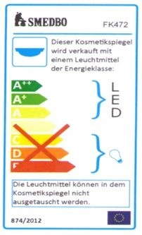 Smedbo Outline Kosmetikspiegel Mit LED-Beleuchtung Quadratisch FK472E 4 Smedbo Outline Kosmetikspiegel Mit LED-Beleuchtung Quadratisch FK472E – Bild 2