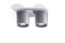 Sollux ORBIS Moderne Aufbauleuchte Rund Grau 2-flg. GU10 7 Sollux ORBIS Moderne Aufbauleuchte Rund Grau 2-flg. GU10 -Leuchten Verkauf sxsl.0055 1