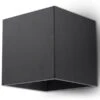 Sollux QUAD Moderne Wandleuchte Eckig Schwarz 10x10cm 1-flg. G9 -Leuchten Verkauf sxsl.0057