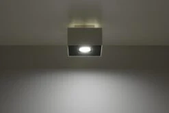 Sollux MONO Moderne Aufbauleuchte Eckig Weiss, Schwarz 1-flg. GU10 -Leuchten Verkauf sxsl.0066 2