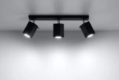 Sollux MERIDA Moderner Deckenstrahler Eckig Schwarz 3-flg. GU10 8 Sollux MERIDA Moderner Deckenstrahler Eckig Schwarz 3-flg. GU10 -Leuchten Verkauf sxsl.0101 2