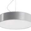 Sollux ARENA Moderne Hängelampe Rund Silber 3-flg. E27