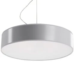 Sollux ARENA Moderne Hängelampe Rund Silber 3-flg. E27