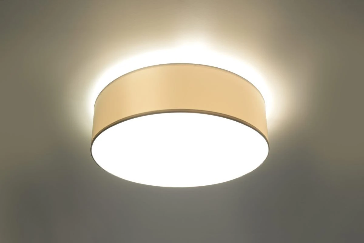 Sollux ARENA Moderne Deckenlampe Rund Weiss 2-flg. E27 5 Sollux ARENA Moderne Deckenlampe Rund Weiss 2-flg. E27 – Bild 3