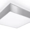 Sollux HORUS Moderne Deckenlampe Eckig Silber 2-flg. E27 2 Sollux HORUS Moderne Deckenlampe Eckig Silber 2-flg. E27 -Leuchten Verkauf sxsl.0137