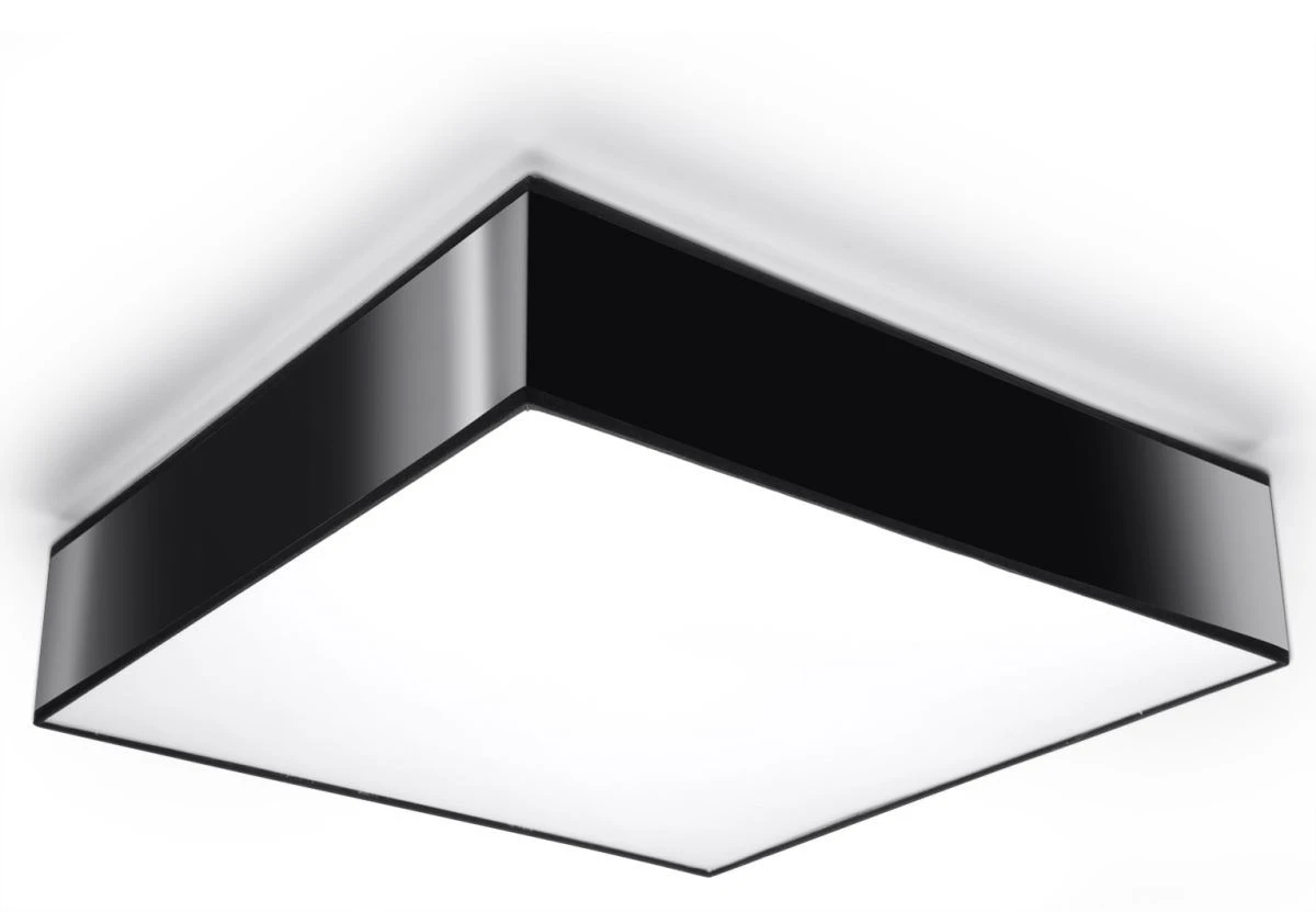 Sollux HORUS Moderne Deckenlampe Eckig Schwarz 3-flg. E27 2 Sollux HORUS Moderne Deckenlampe Eckig Schwarz 3-flg. E27