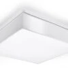 Sollux HORUS Moderne Deckenlampe Eckig Weiss 3-flg. E27