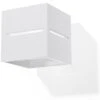 Sollux LOBO Moderne Wandleuchte Eckig Weiss 1-flg. G9 2 Sollux LOBO Moderne Wandleuchte Eckig Weiss 1-flg. G9 -Leuchten Verkauf sxsl.0206