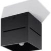 Sollux LOBO Moderne Aufbauleuchte Eckig Schwarz 1-flg. G9 -Leuchten Verkauf sxsl.0207