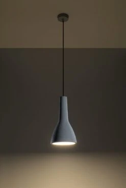 Sollux EMPOLI Beton Hängelampe Weiss 1-flg. E27 8 Sollux EMPOLI Beton Hängelampe Weiss 1-flg. E27 -Leuchten Verkauf sxsl.0280 2