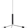 Sollux DUOMO Designer Hängelampe Schwarz 3-flg. E27