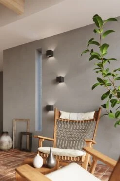 Sollux Luca LED Wandaußenlampe Schwarz 3000K IP54 10x10x10cm -Leuchten Verkauf sxsl.0545 13