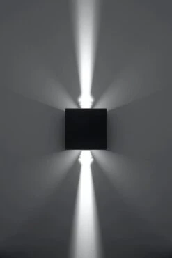 Sollux Luca LED Wandaußenlampe Schwarz 3000K IP54 10x10x10cm -Leuchten Verkauf sxsl.0545 4