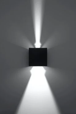 Sollux Luca LED Wandaußenlampe Schwarz 3000K IP54 10x10x10cm -Leuchten Verkauf sxsl.0545 5