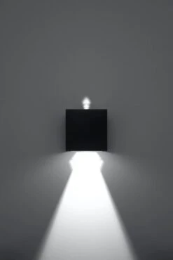 Sollux Luca LED Wandaußenlampe Schwarz 3000K IP54 10x10x10cm -Leuchten Verkauf sxsl.0545 6