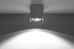 Sollux Valde Aufbauleuchte Grau GU10 Dimmbar 14x14x14cm -Leuchten Verkauf sxsl.0646 3