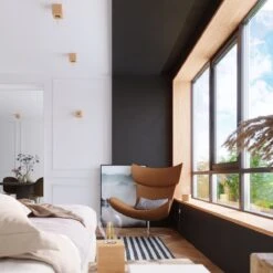 Sollux Ariz Aufbauleuchte Natur Holz E27 Dimmbar 10x10x10cm -Leuchten Verkauf sxsl.0675 13