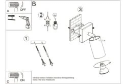Sollux Ring Wandstrahler Chrom GU10 Dimmbar 8x16x8cm -Leuchten Verkauf sxsl.0727 11