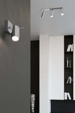 Sollux Ring Wandstrahler Chrom GU10 Dimmbar 8x16x8cm -Leuchten Verkauf sxsl.0727 15